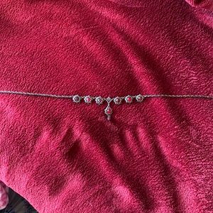 Vintage inspired Ruby and red Gem necklace